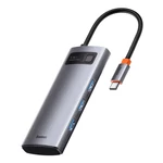 Kép 2/7 - Baseus 5 az 1-ben hub USB-C - 3x USB 3.0 + HDMI + USB-C, PD