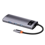 Kép 6/7 - Baseus 5 az 1-ben hub USB-C - 3x USB 3.0 + HDMI + USB-C, PD
