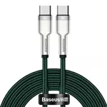 Kép 2/8 - Baseus Cafule USB-C-USB-C kábel, 100 W, 2 m (zöld)