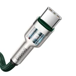 Kép 4/8 - Baseus Cafule USB-C-USB-C kábel, 100 W, 2 m (zöld)