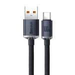 Kép 7/7 - Baseus Crystal Shine USB-USB-C kábel, 100W, 2m (fekete)