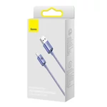 Kép 6/7 - Baseus Crystal Shine USB USB-C kábel, 100W, 2m (lila)