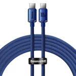 Kép 2/9 - Baseus Crystal Shine USB-C-USB-C kábel, 100W, 2m (kék)
