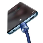 Kép 6/9 - Baseus Crystal Shine USB-C-USB-C kábel, 100W, 2m (kék)