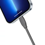 Kép 5/8 - Baseus Jelly USB-Lightning kábel, 2,4A, 1,2m (fekete)