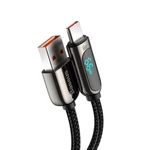 Kép 2/6 - Baseus Display USB-USB-C kábel kijelzővel, 66W, 2m (fekete)