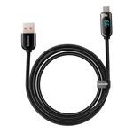 Kép 5/6 - Baseus Display USB-USB-C kábel kijelzővel, 66W, 2m (fekete)
