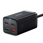 Kép 2/11 - Baseus GaN3 Pro gyorstöltő, 2x USB-C, 2x USB, 65W (fekete)