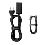 Kép 3/11 - Baseus GaN3 Pro gyorstöltő, 2x USB-C, 2x USB, 65W (fekete)