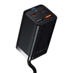 Kép 4/11 - Baseus GaN3 Pro gyorstöltő, 2x USB-C, 2x USB, 65W (fekete)