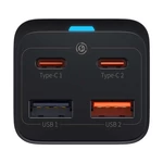 Kép 9/11 - Baseus GaN3 Pro gyorstöltő, 2x USB-C, 2x USB, 65W (fekete)