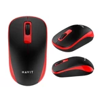 Kép 5/5 - Havit MS626GT univerzális vezeték nélküli egér (fekete&piros)