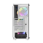 Kép 7/7 - Darkflash DK151 LED-es számítógépház + 3 RGB ventilátor (fehér)
