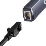 Kép 4/7 - Baseus Lite Series USB–RJ45 hálózati adapter, 1000 Mbps (szürke)