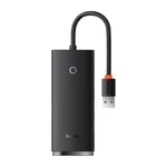 Kép 1/7 - Baseus Lite Series 4 az 1-ben hub, USB - 4x USB 3.0, 25 cm (fekete)