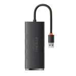 Kép 2/7 - Baseus Lite Series 4 az 1-ben hub, USB - 4x USB 3.0, 25 cm (fekete)