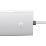 Kép 4/6 - Baseus Lite Series 4 az 1-ben USB Hub - 4x USB 3.0, 25 cm (fehér)