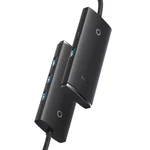 Kép 3/6 - Baseus Lite Series 4 az 1-ben hub, USB - 4x USB 3.0, 2m (fekete)