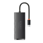 Kép 2/7 - Baseus Lite Series 4 az 1-ben hub, USB-C - 4x USB 3.0 + USB-C, 25cm (fekete)