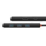 Kép 4/8 - Baseus Lite Series 5 az 1-ben Hub, 3x USB 3.0+USB-C+HDMI (fekete)