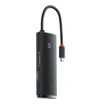 Kép 5/7 - Baseus Lite Series 6 az 1-ben Hub, USB-C-2x USB 3.0+USB-C+HDMI+SD/TF (fekete)