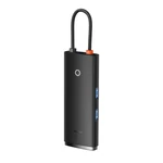 Kép 2/7 - Baseus Lite Series 6 az 1-ben hub, USB-C - 2x USB 3.0 + USB-C PD + HDMI + SD/TF (fekete)