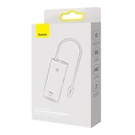 Kép 6/7 - Baseus Lite Series 6 az 1-ben hub, USB-C - 2x USB 3.0 + USB-C PD + HDMI + SD/TF (fekete)
