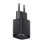 Kép 5/6 - Baseus Compact gyorstöltő, 2x USB, 10.5W (fekete)