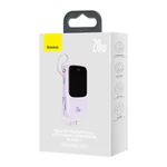 Kép 7/7 - Powerbank Baseus Qpow Pro Lightning kábellel, USB-C, USB, 10000mAh, 20W (lila)
