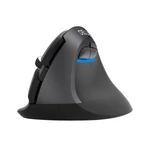 Kép 3/4 - Vezeték nélküli függőleges egér Delux M618Mini DB BT+2.4G 2400DPI (fekete)