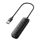 Kép 2/3 - UGREEN CM416 4 az 1-ben  USB 4x USB hub adapter, 0,25m (fekete)