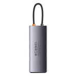 Kép 5/7 - Baseus Metal Gleam Series 7 az 1-ben hub, USB-C - 3x USB 3.0 + HDMI + USB-C PD + VGA + Ethernet RJ45