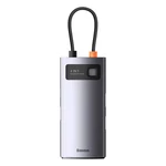 Kép 1/7 - Hub 4w1 Baseus Metal Gleam sorozat, USB-C do 3x USB 3.0 + Ethernet RJ45