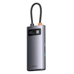 Kép 4/7 - Hub 4w1 Baseus Metal Gleam sorozat, USB-C do 3x USB 3.0 + Ethernet RJ45