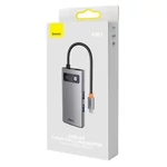 Kép 6/7 - Hub 4w1 Baseus Metal Gleam sorozat, USB-C do 3x USB 3.0 + Ethernet RJ45