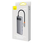 Kép 6/6 - Baseus Metal Gleam Series 4 az 1-ben hub elosztó, USB-C - 4x USB 3.0