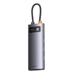 Kép 3/6 - Baseus Metal Gleam Series 4 az 1-ben hub, USB-C - 4x USB 3.0