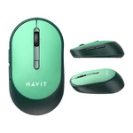 Kép 6/6 - Havit MS78GT-G univerzális vezeték nélküli egér (zöld)