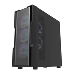 Kép 6/6 - Darkflash DK431 Mesh számítógépház + 4 ARGB ventilátor (fekete)