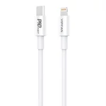 Kép 3/7 - VFAN E04 fali töltő, USB-C, 20W, QC 3.0 + Lightning kábel (fehér)
