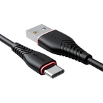 Kép 1/2 - USB-USB-C kábel VFAN Anti-Break X01, 3A, 1m (fekete)