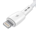 Kép 1/2 - USB és Lightning kábel VFAN Racing X05, 3A, 2m (fehér)