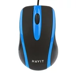 Kép 1/4 - Univerzális egér Havit MS753 (fekete és kék)