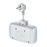 Kép 8/9 - Power strip with 2 AC sockets, 3x USB, USB-C, LDNIO SE2435, 2500W (white)
