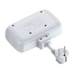Kép 9/9 - Power strip with 2 AC sockets, 3x USB, USB-C, LDNIO SE2435, 2500W (white)