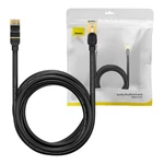 Kép 1/6 - Baseus Ethernet RJ45 hálózati kábel, 10Gbps, 5m (fekete)