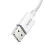 Kép 3/4 - Baseus Superior Series USB-USB-C kábel, 65 W, PD, 1m (fehér)
