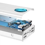 Kép 4/8 - Baseus Amblight Powerbank 30000mAh, 4xUSB, USB-C, 65W (fehér)