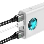 Kép 5/8 - Baseus Amblight Powerbank 30000mAh, 4xUSB, USB-C, 65W (fehér)