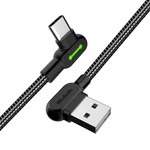 Kép 3/6 - USB-ről USB-C-re hajlított kábel Mcdodo CA-5280 LED, 1,2m (fekete)